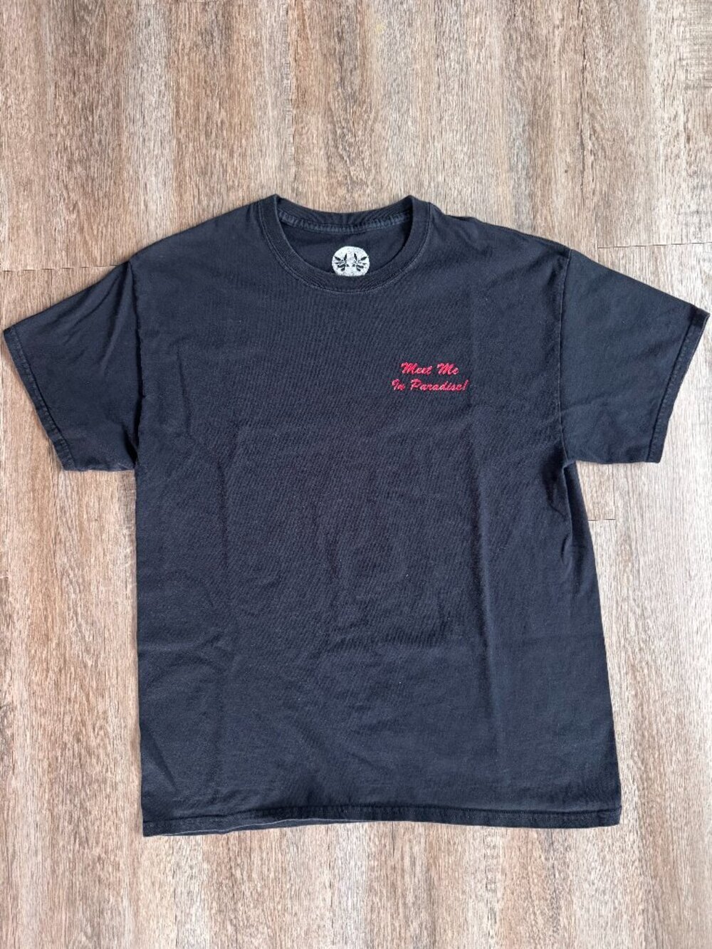 Paradise NYC Meet Me In Paradise Gentleman's Club T-Shirt - size Large